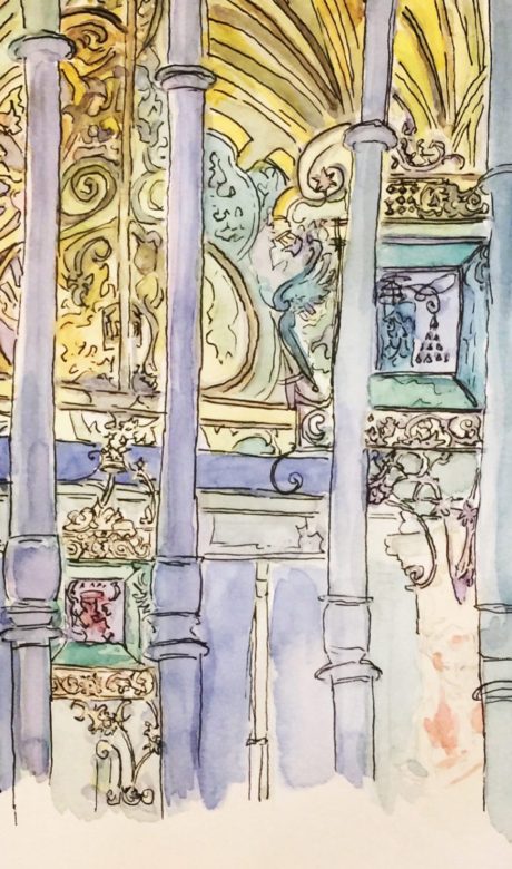 Detail in cathedral, Toledo, Spain